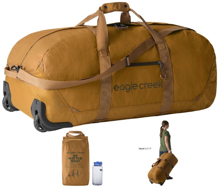 No Matter What Large 110 L Rolling Duffel