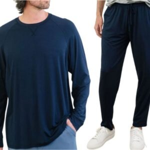 Men's Cozy Earth Long Sleeve Bamboo Pajama Set