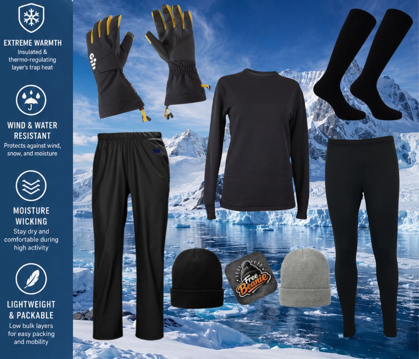 Women's Antarctica & Arctic "Essentials Package"